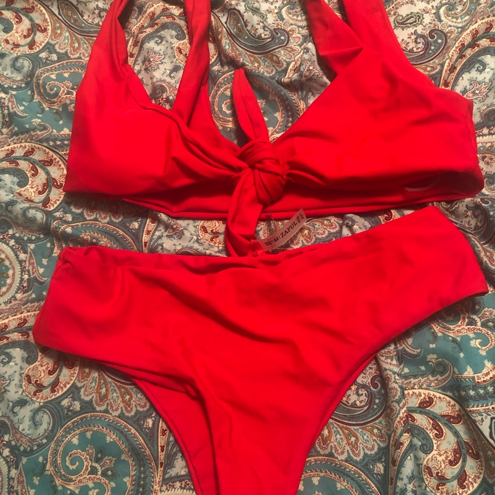 Size small red bikini